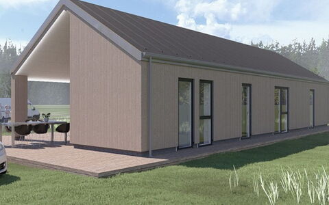 Adna - 1.4Km from the Sea: Blue, Cottage, House, Home, Farmhouse, Estate, Siding
