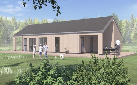 Adna - 1.4Km from the Sea: Blue, Cottage, House, Home, Farmhouse, Estate, Siding