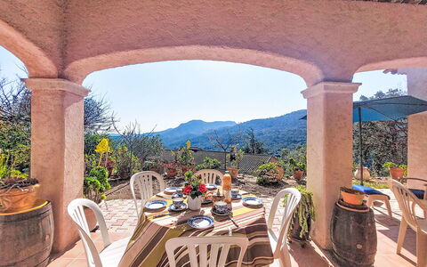 L'Argentière: Flowerpot, Hacienda, Estate, Balcony, Houseplant, Villa, Landscaping, Eco Hotel, Chair, Courtyard