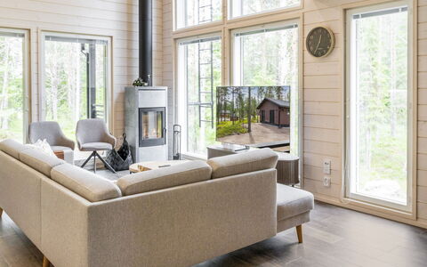 Villa Lumo: Wood, Flooring, Home, Interior Design, Furniture, Living Room, Wood Flooring, Floor, Hardwood, Wood Stain