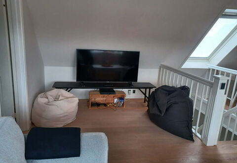 Etje - 650M from the Sea: Furniture, Interior Design, Floor, Electronic Device, Flooring, Lighting, Living Room, Home, Room