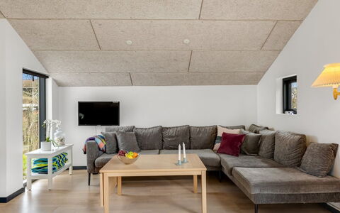 Anttoni - 350M from the Sea: Interior Design, Wood, Flooring, Ceiling, Furniture, Floor, Couch, Living Room, Room, Light Fixture