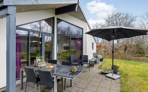 Anttoni - 350M from the Sea: Chair, Shade, Garden, Cottage, Estate, Patio, Outdoor Furniture, Yard, Outdoor Structure, Porch