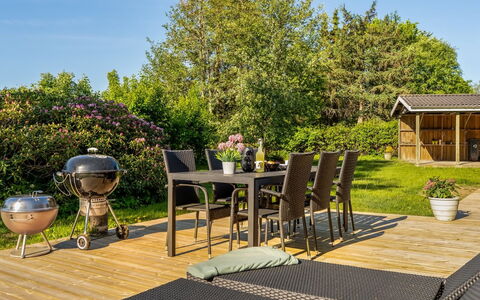 Stefana - from the Sea: Furniture, Outdoor Furniture, Chair, Table, Garden, Shrub, Outdoor Table, Land Lot, Shade