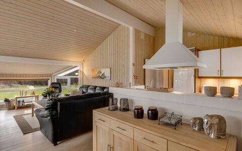 Aswaldi - 1.5Km from the Sea: Interior Design, Furniture, Flooring, Wood, Ceiling, Light Fixture, Floor, Room, Kitchen, Wood Flooring