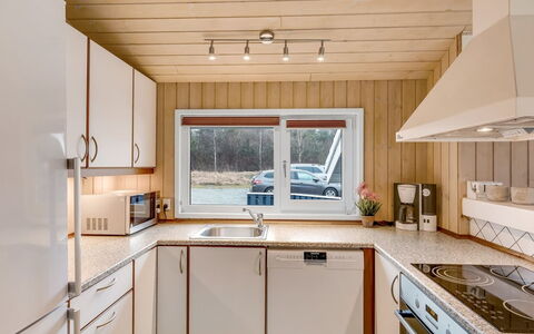 Aswaldi - 1.5Km from the Sea: Kitchen, Countertop, Kitchen Appliance, Wood, Interior Design, Ceiling, Flooring, Major Appliance, Cabinetry, Lighting
