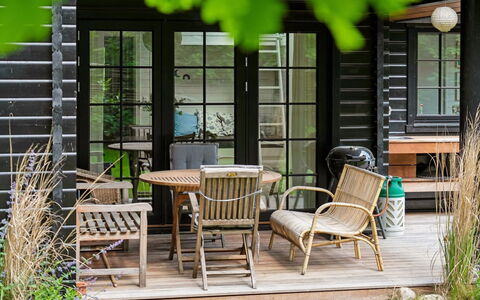 Hoat - 250M from the Sea: Furniture, Outdoor Furniture, Chair, Wood, Table, Outdoor Table, Garden, Shade, Hardwood, Backyard
