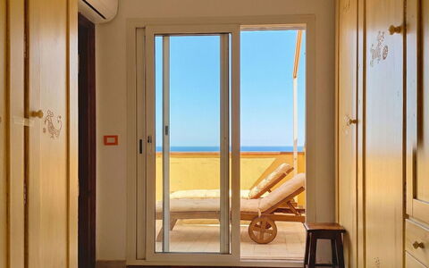 Terrazza sul Golfo: Wood, Floor, Flooring, Door, Interior Design, Sea, Wood Stain, Home Door, Ocean, Hardwood