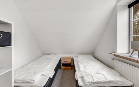 Blaguna - 9Km to the Fjord: Bedroom, Wood, Bed, Floor, Flooring, Interior Design, Bedding, Bed Sheet, Ceiling, Bed Frame