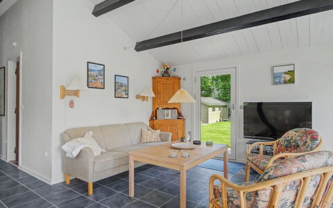 Pascal - 175M from the Sea: Door, Cottage, Chair, Hardwood, Wood Stain, Porch, Outdoor Furniture, Plank, Siding, Living Room