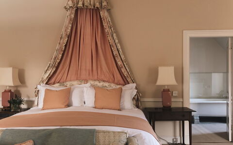 Innes House: Furniture, Bed, Interior Design, Bedroom, Bedding, Bed Sheet, Wood, Linens, Room, Lighting