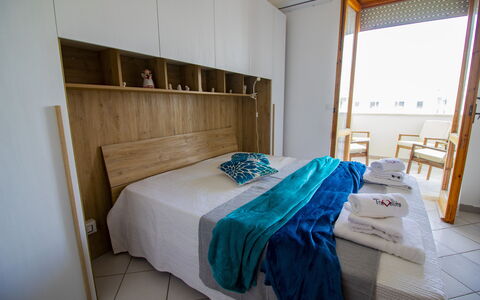 Anisia'S Home Otranto: Bed, Furniture, Bedroom, Interior Design, Floor, Flooring, Bed Sheet, Wood, Bedding, Textile
