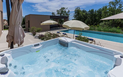 La Mari: Swimming Pool, Resort, Composite Material, Outdoor Furniture, Umbrella, Leisure, Eco Hotel, Chair, Houseplant