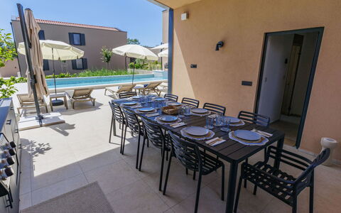 Sola: Furniture, Outdoor Furniture, Swimming Pool, Chair, Composite Material, Outdoor Table, Shade, Resort, Balcony, Kitchen & Dining Room Table