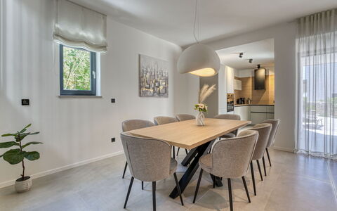 Dream: Furniture, Interior Design, Flooring, Floor, Chair, Wall, Table, Dining Room, Wood, Kitchen & Dining Room Table
