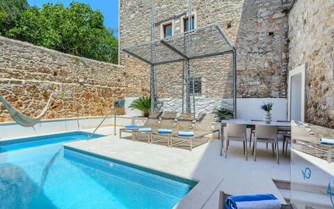 Villa Majestic: Swimming Pool, Composite Material, Resort, Tile, Outdoor Furniture, Villa, Flagstone, Hotel, Eco Hotel