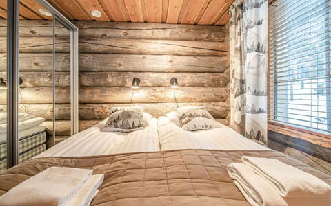 Riekkopolku: Wood, Bedroom, Bed, Interior Design, Floor, Bed Sheet, Bedding, Flooring, Ceiling, Bed Frame