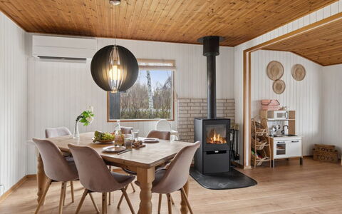 Ansberga - 3.2Km to the Fjord: Furniture, Flooring, Interior Design, Wood, Floor, Wood Flooring, Ceiling, Lighting, Living Room, Home