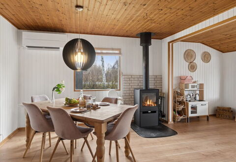 Ansberga - 3.2Km to the Fjord: Furniture, Flooring, Interior Design, Wood, Floor, Wood Flooring, Ceiling, Lighting, Living Room, Home