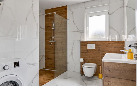 Petra: Flooring, Floor, Interior Design, Plumbing Fixture, Bathroom Cabinet, Tile, Plumbing, Sink, Bathroom, Tap