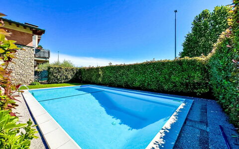 Parma House: Swimming Pool, Blue, Water, Composite Material, Resort, Eco Hotel, Water Feature, Leisure, Garden, Landscaping
