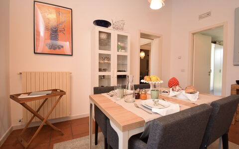 Villa Il Carato, Private Pool, Modica: Furniture, Interior Design, Flooring, Dining Room, Chair, Table, Wood, Kitchen & Dining Room Table, Floor, Room