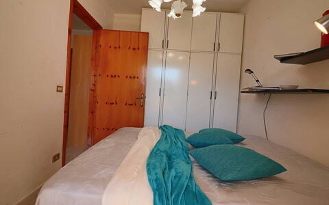 Myriam: Furniture, Bed, Wall, Bedroom, Interior Design, Floor, Wood, Flooring, Bed Sheet, Room