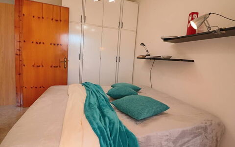 Myriam: Bed, Furniture, Bedroom, Wall, Interior Design, Bed Sheet, Bedding, Flooring, Floor, Room