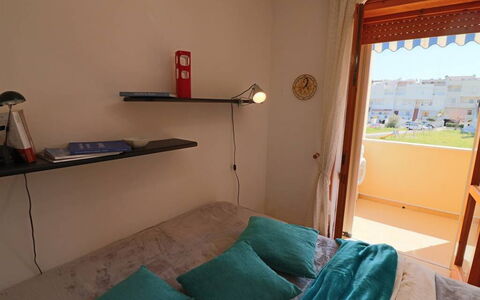 Myriam: Interior Design, Furniture, Floor, Room, Flooring, Bedroom, Orange, Bed, Apartment, Ceiling