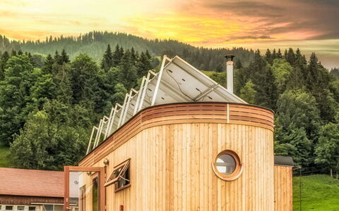 Boutique Tiny House: Wood, Wood Stain, Hardwood, Log Cabin, Garden Buildings, Plywood