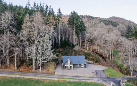 Glenmoriston Estate (2 Cottages): Furniture, Outdoor Furniture, Outdoor Table, Chair, Table, Garden, Backyard, Shade, Patio, Eco Hotel