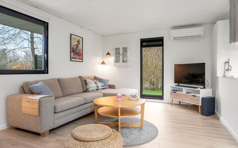Arild - 700M from the Sea: Furniture, Wood, Interior Design, Flooring, Floor, Chair, Room, Ceiling, Living Room, Apartment