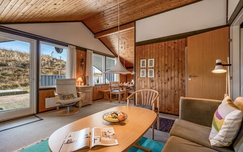 Flory - 400M from the Sea: Interior Design, Wood, Ceiling, Room, Floor, Wood Stain, Light Fixture, Picture Frame, Hardwood, Chair