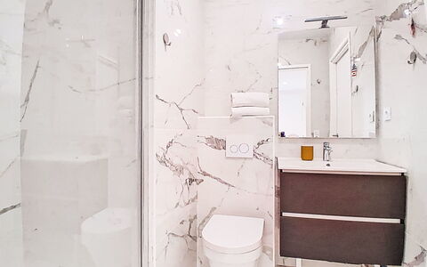 Blue Wave: Toilet Seat, Wall, Flooring, Bathroom, Toilet, Plumbing Fixture, Floor, Interior Design, Plumbing, Tile