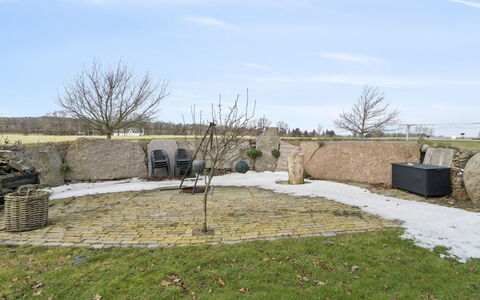 Strandulf - 1Km from the Sea: Sky, Landscape, Land Lot, Garden, Lawn, Landscaping, Backyard, Yard, Flagstone