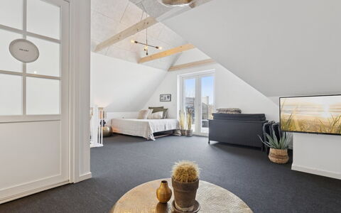 Strandulf - 1Km from the Sea: Furniture, Wood, Interior Design, Flooring, Floor, Chair, Room, Ceiling, Living Room, Apartment