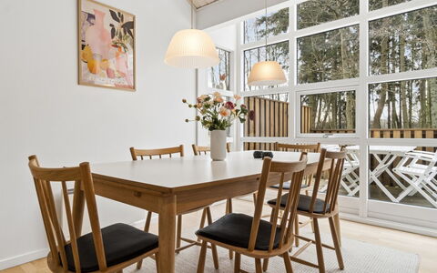Aarre - 1Km from the Sea: Furniture, Flooring, Interior Design, Dining Room, Floor, Wood, Table, Chair, Kitchen & Dining Room Table, Wood Flooring