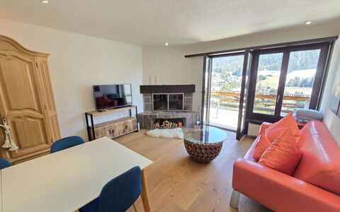 Casa la Schmetta 54: Furniture, Interior Design, Flooring, Wood, Floor, Ceiling, Room, Chair, Table, Living Room