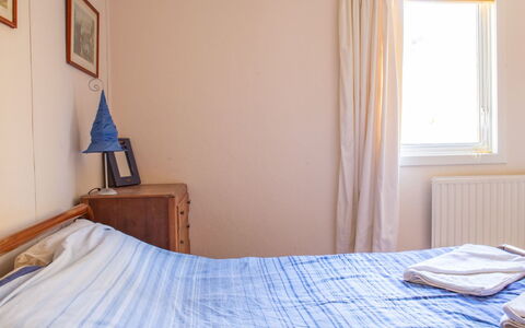 Blue Lobster: Bed, Furniture, Bedroom, Bed Sheet, Bedding, Wall, Wood, Floor, Interior Design, Linens