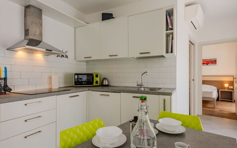 Antica Corte: Interior Design, Countertop, Kitchen, Flooring, Ceiling, Major Appliance, Furniture, Floor, Kitchen Appliance, Sink