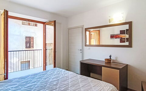 Antica Corte: Interior Design, Wall, Bed, Flooring, Floor, Wood, Bedroom, Room, Furniture, Ceiling
