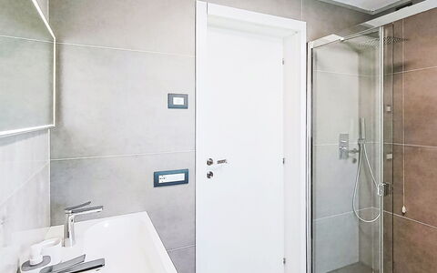 Mb Guest House: Flooring, Wall, Floor, Plumbing Fixture, Bathroom, Interior Design, Plumbing, Ceiling, Door, Composite Material