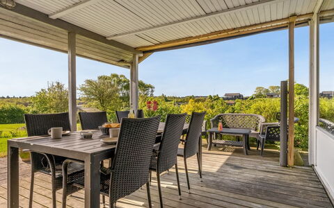 Dimo - 75M to the Fjord: Furniture, Wood, Chair, Kitchen & Dining Room Table, Table, Porch, Wood Flooring, Outdoor Furniture, Deck, Shade