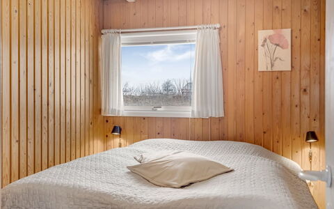 Dimo - 75M to the Fjord: Bedroom, Wood, Bed, Bed Sheet, Interior Design, Ceiling, Flooring, Floor, Bedding, Linens