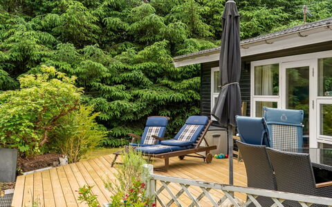 Jamie - from the Sea: Furniture, Outdoor Furniture, Chair, Shrub, Garden, Porch, Table, Shade, Outdoor Table