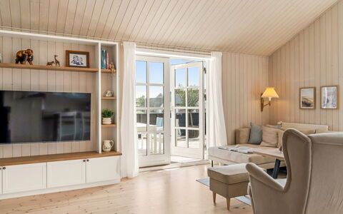 Fridhild - 450M from the Sea: Interior Design, Furniture, Flooring, Wood, Floor, Ceiling, Couch, Living Room, Room, Lighting