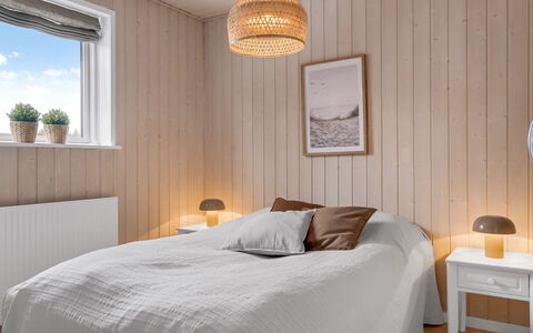 Fridhild - 450M from the Sea: Interior Design, Wood, Flooring, Floor, Ceiling, Bedroom, Light Fixture, Furniture, Lighting, Bed