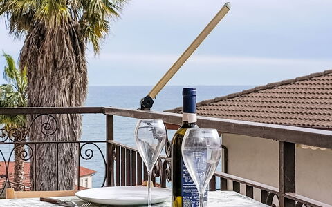Titti e Giba: Apartment, Resort, Chair, Shade, Balcony, Kitchen & Dining Room Table, Restaurant, Eco Hotel, Hotel