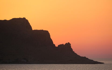 Villa Fontanazza: Horizon, Beauty, Orange, Sunset, Afterglow, Rock, Dusk, Sea, Coastal And Oceanic Landforms