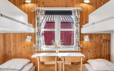 Eivi - 200M from the Sea: Bunk Bed, Wood, Bedroom, Interior Design, Bed, Bedding, Wood Stain, Bed Sheet, Dormitory, Bed Frame